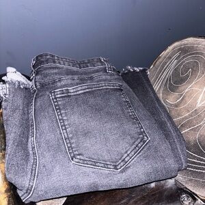 women’s Gray bellbottoms highrise